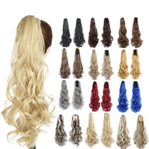 Fluffy Claw-Clip Ponytail