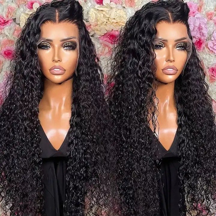 Water Wave Human Hair 13×4 Lace Front Wig - Image 4