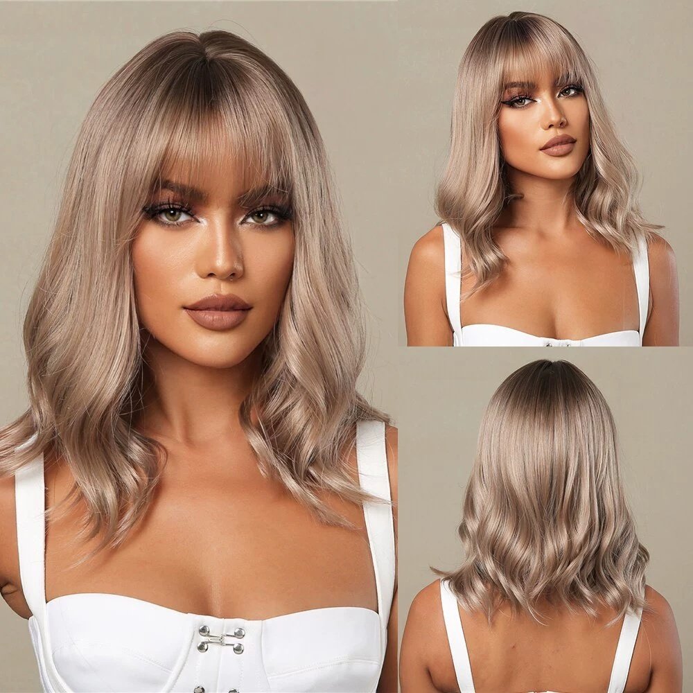 Curly Fringe Short Wig - Image 6